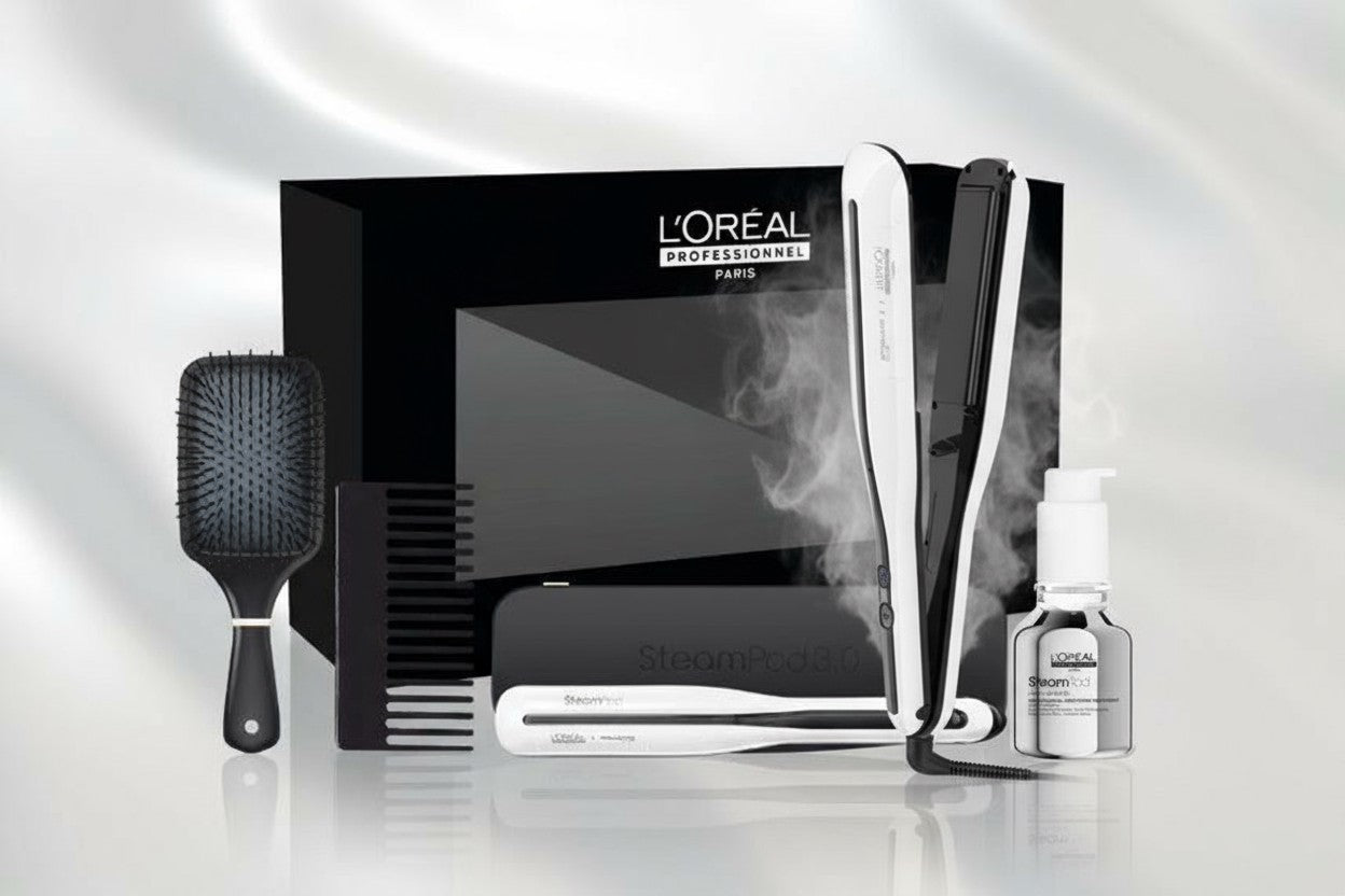 Coffret Édition LIMITÉE SteamPod 3.0 - Cheveux Fins et Épais