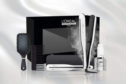 SteamPod 3.0 Special Set with Scrunchie and Satin Mask - Fine and Thick Hair