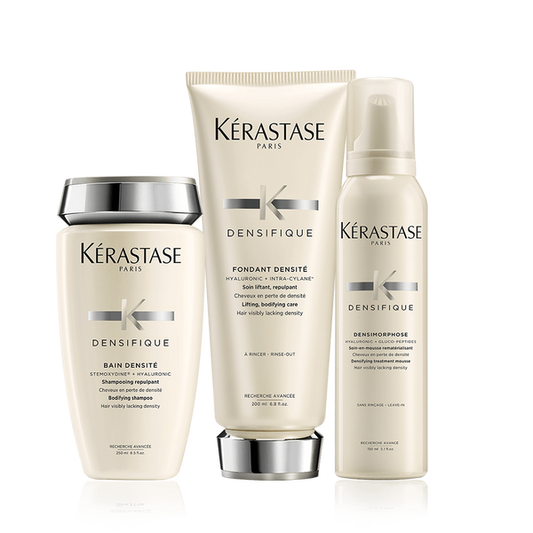 Routine Kerastase Densifique for thinning hair, lacking density