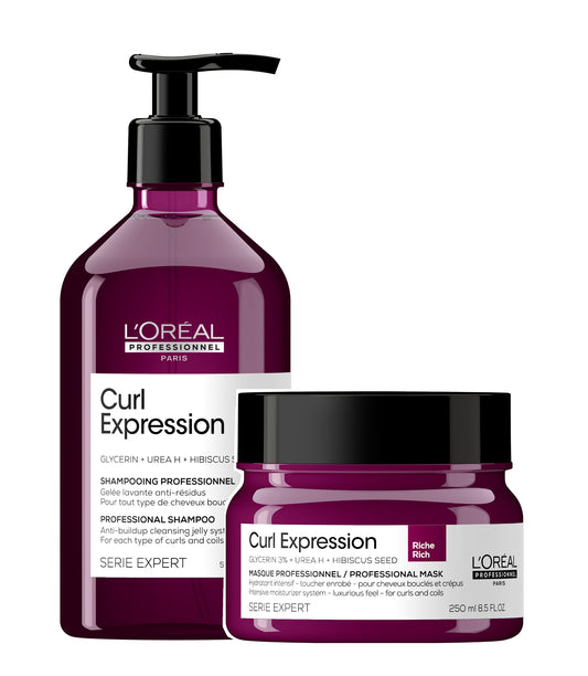 Curl Expression Frizzy Hair Rich Mask &amp; Jelly Duo 